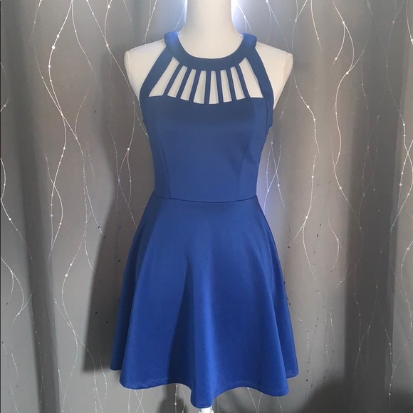 Trixxi Dresses & Skirts - Trixxi Juniors Royal Blue Formal Mini Dress